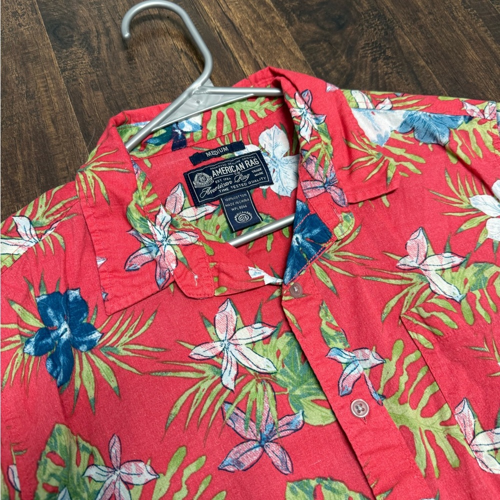 Men’s American Rag Button Up Size Medium - Picture 2 of 3